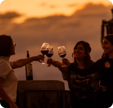 Atardecer en Casa Vigil Mendoza cena privada Michelin