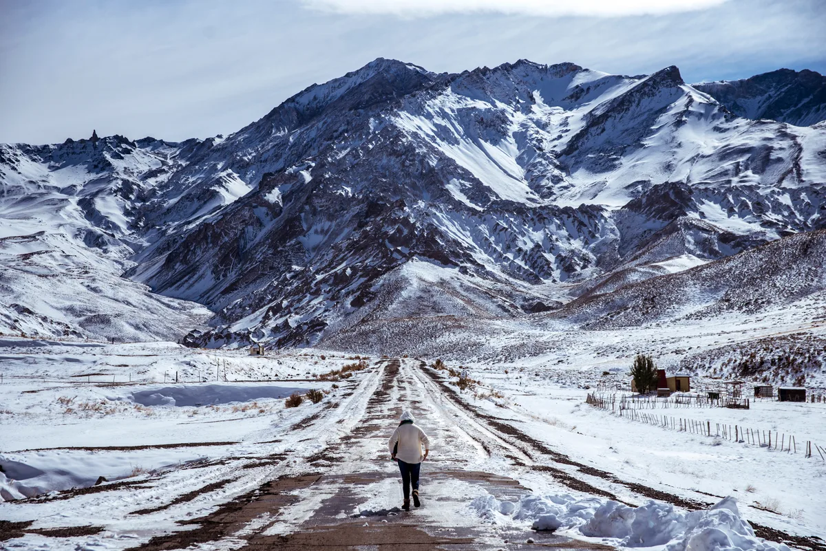 Invierno en Mendoza, Andes nevados